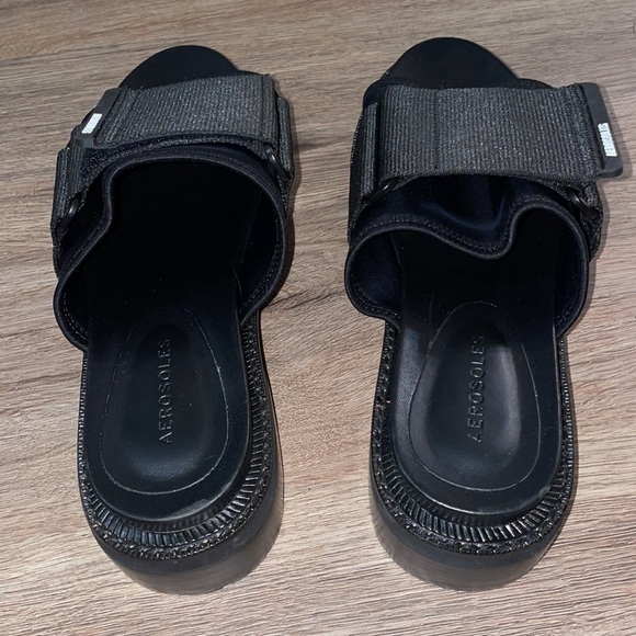 Nwob Aerosoles Womens Taylen slide sandal Size 9.5 - Picture 2 of 6